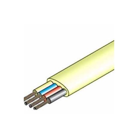 CABLE TELEFONICO 4 VIAS MODULAR MARFIL