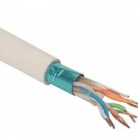 CABLE P/REDES FTP 4PARES 24AWG CAT5E BLINDADO