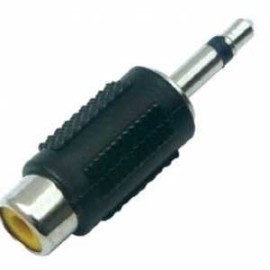 ADAPTADOR 1 JACK RCA A 1 PLUG 3,5MM MONO