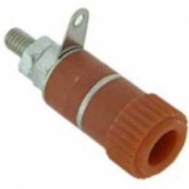 BORNE 10AMP. PLASTICO ROJO