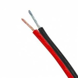 CABLE POL. CAL.12 ROJO/NEGRO CRISTAL