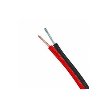 CABLE POL. CAL.12 ROJO/NEGRO CRISTAL