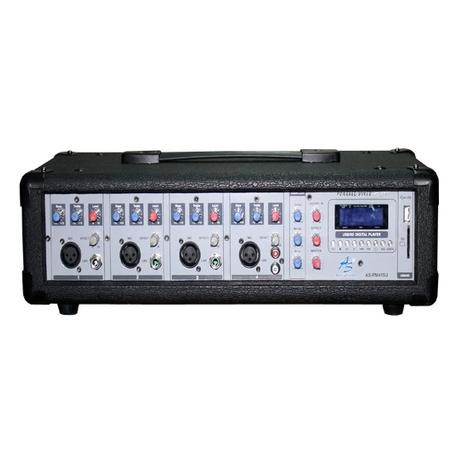 CONSOLA AMP. 4 CH USB/SD DISPLAY AMERICAN 150W
