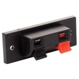 CONECTOR CON 2 TERMINALES TIPO PUSH,PARA BAFLE