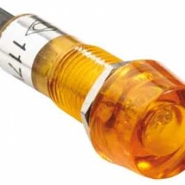 FOCO NEON ENCAPSULADO 117V REDONDO AMARILLO