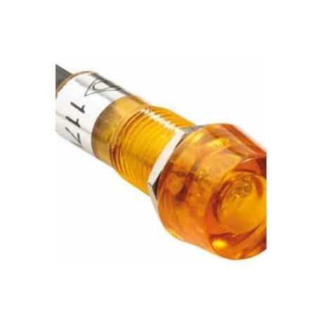 FOCO NEON ENCAPSULADO 117V REDONDO AMARILLO