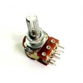 POTENCIOMETRO UNIDAD DOBLE 10K OHMS