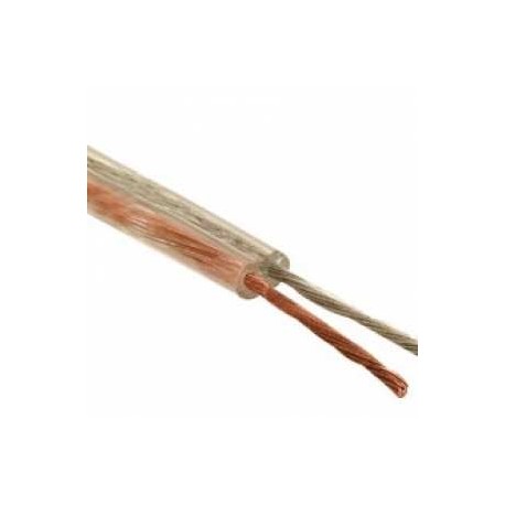 CABLE POLARIZADO TRANSPARENTE CALIBRE 18