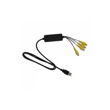 CAPTURADORA DE VIDEO USB2.0 DE 4 CANALES