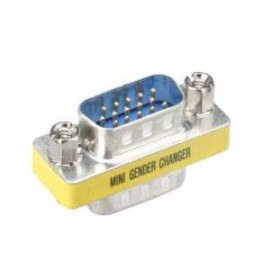 ADAPTADOR DE UNION MACHO A MACHO DB15H XVGA
