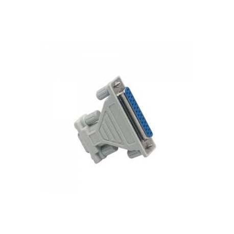 ADAPTADOR DE UNION MACHO DB9 A HEMBRA DB25
