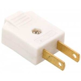CLAVIJA BLANCA 120V CA C/TORNILLO