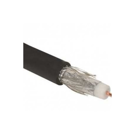 CABLE COAXIAL 75 OHMS C/50% MALLA DE ALUMINIO